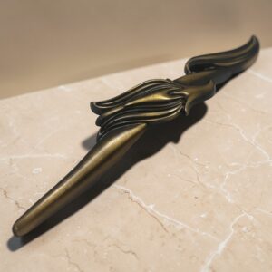 Buket Antik Sarı Kulp 4 vida delikli 128 160 mm